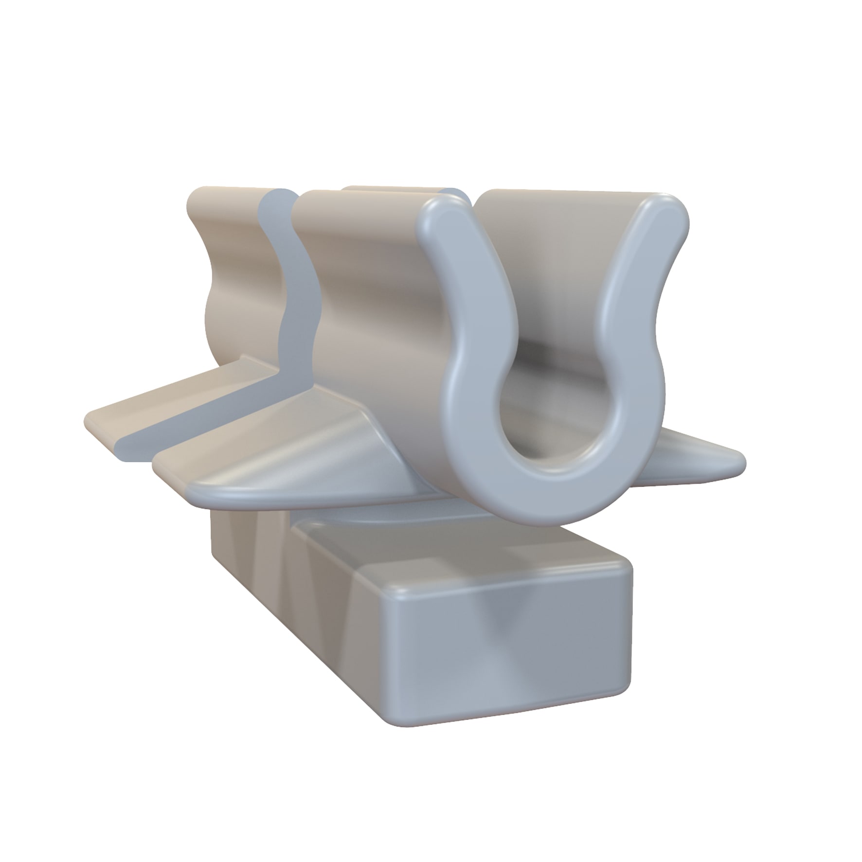 GRIPPLE SRL GRRCBC-4MM-GRY-100P CLIP CANALINA 4MM X SP2MM GRIGIO-CF 100