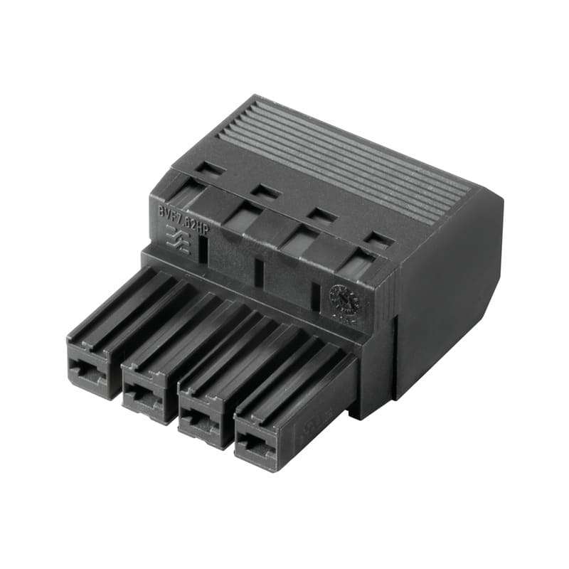 WEIDMULLER WEI1060410000 BVF 7.62HP/04/180 SN BK BX