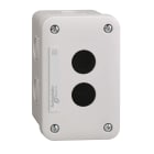 SCHNEIDER ELECTRIC - SNRXALE2 Pulsantiera vuota XAL-E - grigio chiaro - 2 fori - IP54 - PER XB7 Ø22 MM