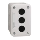 SCHNEIDER ELECTRIC - SNRXALE3 Pulsantiera vuota XAL-E - grigio chiaro - 3 fori - IP54 - PER XB7 Ø22 MM