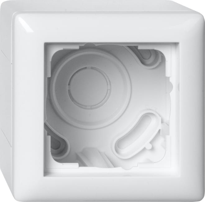 GIRA GIR106103 AP-Gehause 1f + Rahmen Standard 55 Reinw