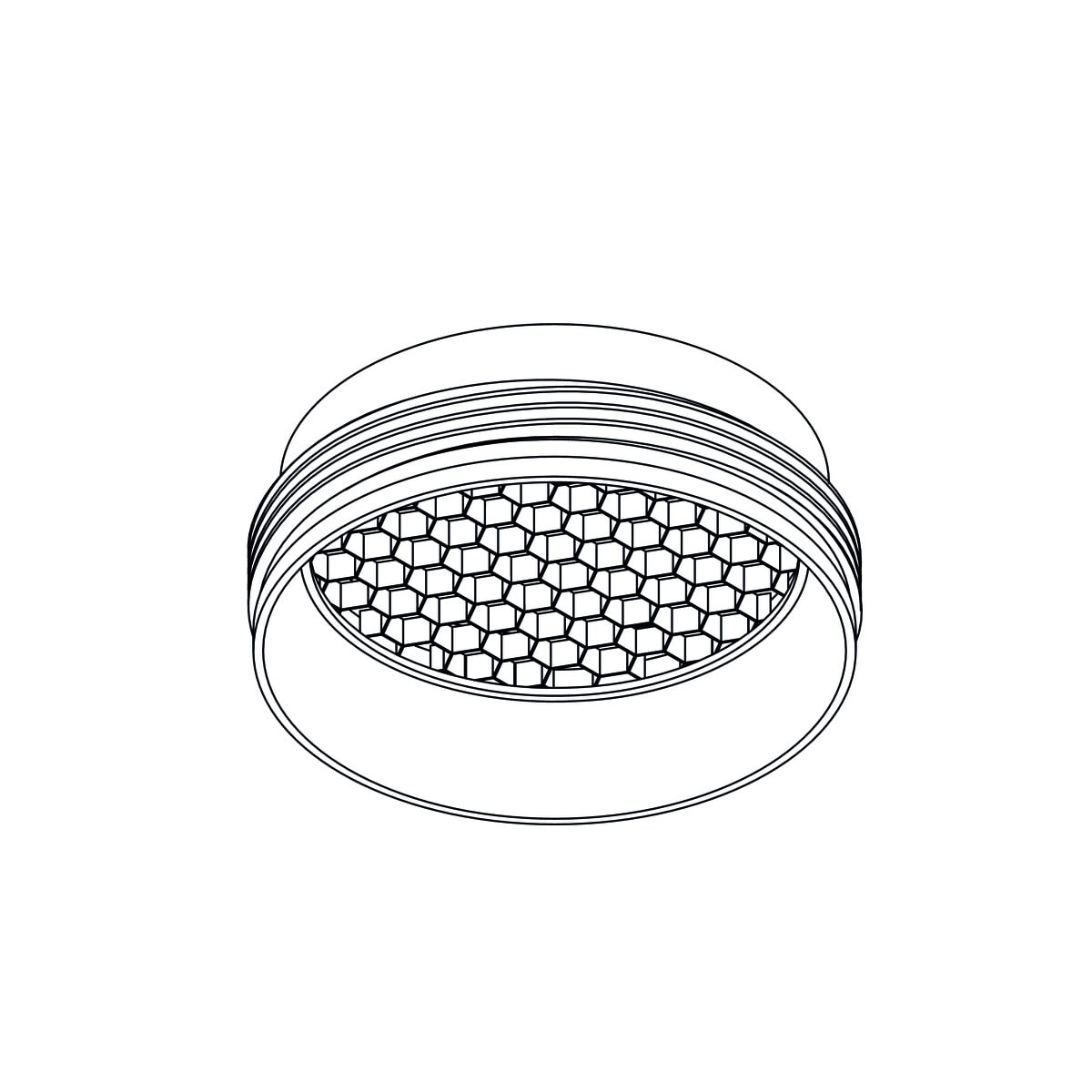 NOVALUX SPA NOX106112.02 DALI: HONEYCOMB PER 30W