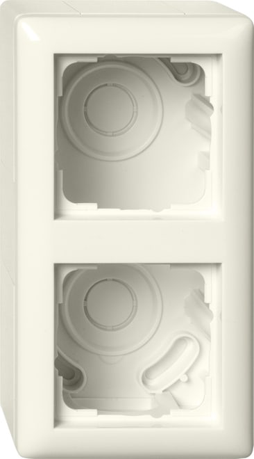GIRA - GIR106201 AP-Gehause 2f + Rahmen Standard 55 Creme