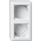 GIRA - GIR106203 AP-Gehause 2f + Rahmen Standard 55 Reinw