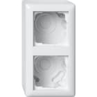 GIRA GGI106203 AP-Gehause 2f + Rahmen Standard 55 Reinw