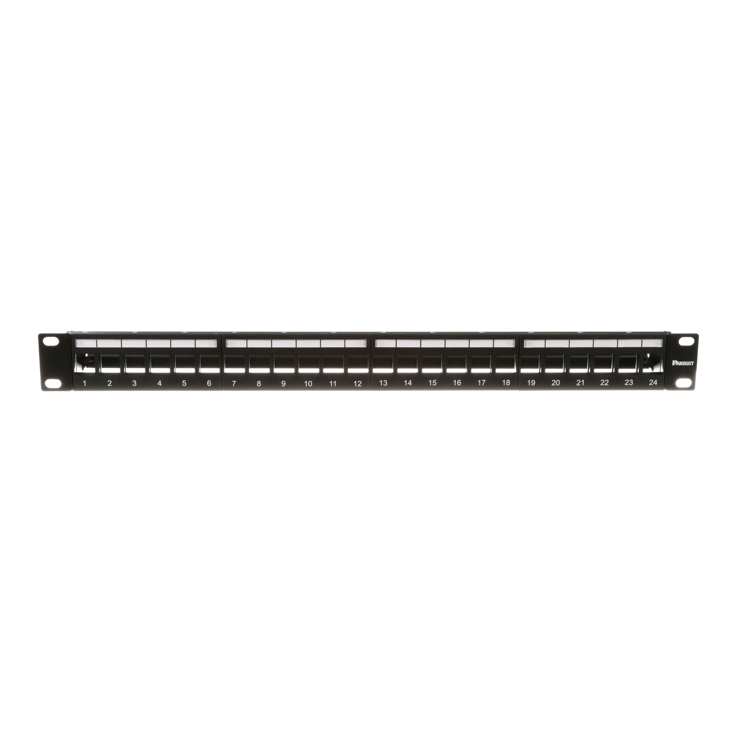 PANDUIT PANKP24WSBL THE KEYSTONE SHIELDED PATCH PANEL ACCEPT