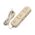 LE PROLUNGHE SAS - PRG1067 MULTIPLA TELEF SP/PLUG + 3USC 3P E 2PLUG