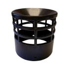 FERRARI - FER107035 GRIGLIA SCARICO FUMI PVC NERO D.80