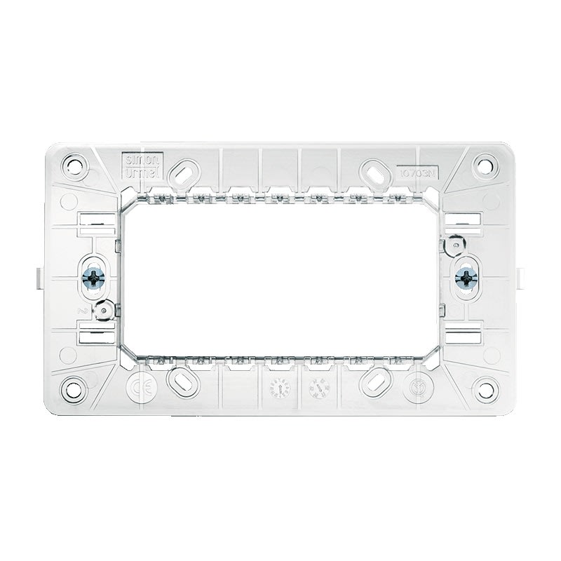 URMET SPA - UTD10704N SUPPORTO RIBASS. 4MOD CON VITI