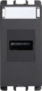 URMET SPA - UTD10451 PRESA USB ANTRACITE 1 MODULO