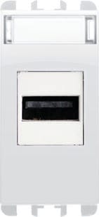 URMET SPA - UTD10451BG PRESA USB BIANCO GHIACCIO 1MOD