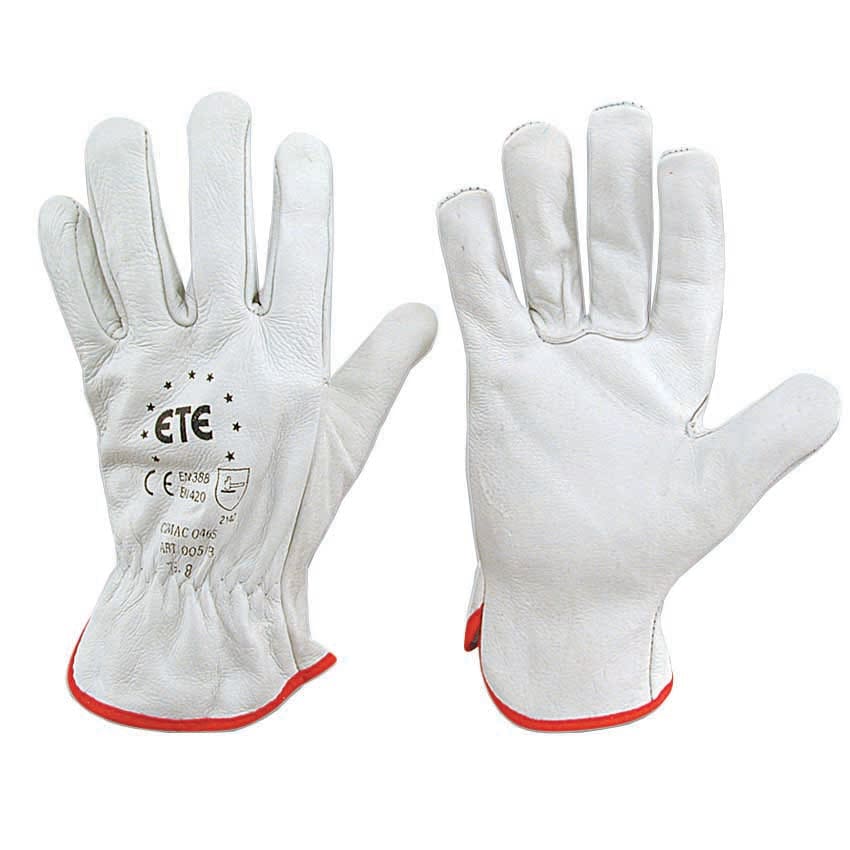 FERRARI - FER10.800/2 COPPIA DI GUANTI FIORE BIANCO TG. 10