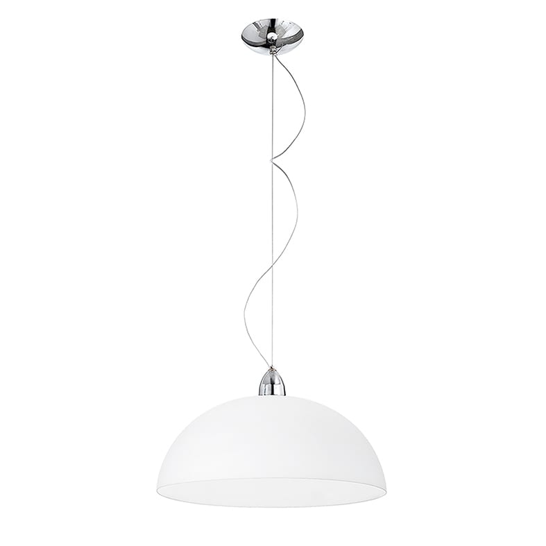 ROSSINI RSS10801-40 SOSPENSIONE CROMO/PARALUME VETRO BIANCO