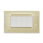 URMET SPA - UTD10804.GD PLACCA TECN.MONOCOLORE ORO 4M