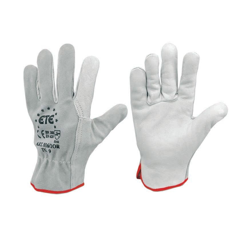 FERRARI FER10.805/1 COPPIA DI GUANTI FIO.BIA.DORSO CROSTA 9