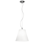 ROSSINI - RSS10850-20 SOSPENSIONE CROMO/VETRO BIANCO SATINATO