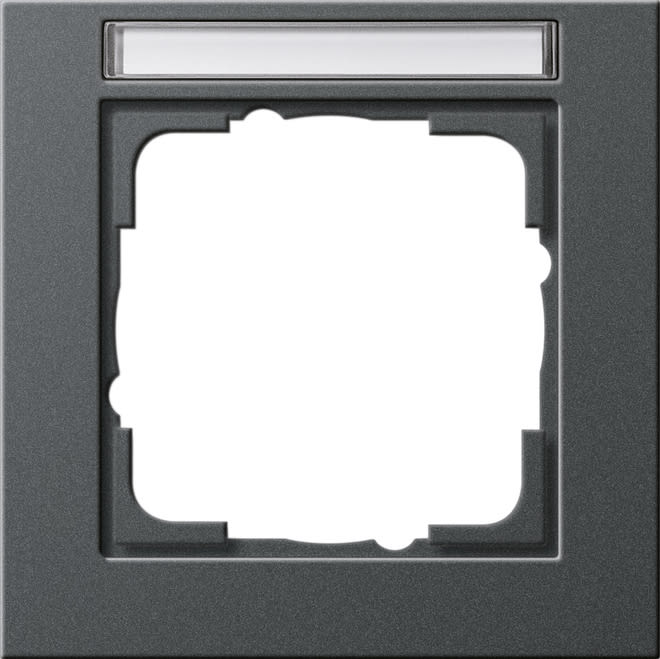 GIRA - GIR109123 PLACCA 1X CT GIRA E2 ANTRACITE