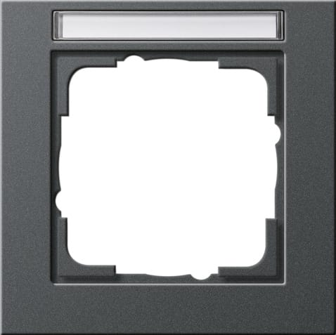 GIRA - GGI109123 PLACCA 1-M CT GIRA E2 ANTRACITE