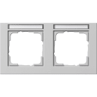 GIRA GGI109237 PLACCA 2-M ORIZZ. CT GIRA E2 GRIGIO O