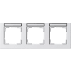 GIRA GGI109322 PLACCA 3-M ORIZZ. CT GIRA E2 BNC PURO S