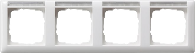GIRA - GIR109403 Abdeckrahmen 4f waager. BSF Standard 55