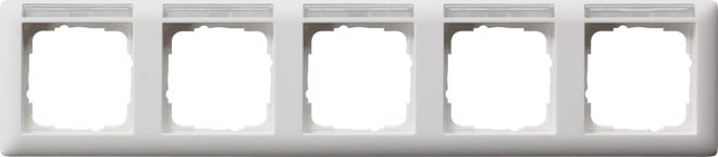 GIRA - GIR109527 Abdeckrahmen 5f waager. BSF Standard 55