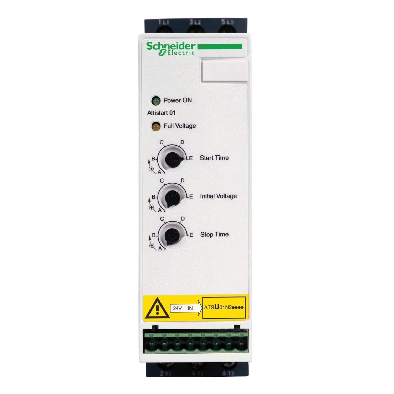 SCHNEIDER ELECTRIC - SNRATSU01N222LT Avviatore statico per motore asincrono - ATSU01 - 22A - 200...480V - 4...11 KW