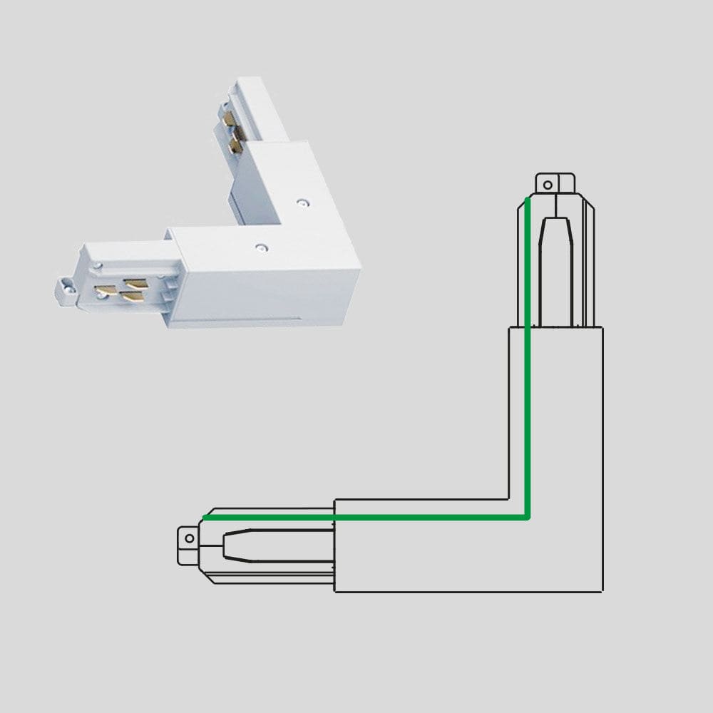 ARCLUCE SPA ACL1099124X-11 GIUNTO ANG.90° INTERNO 3FASI DALI