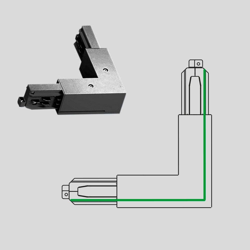 ARCLUCE SPA ACL1099123X-12 GIUNTO ANG.90° ESTERNO 3FASI DALI