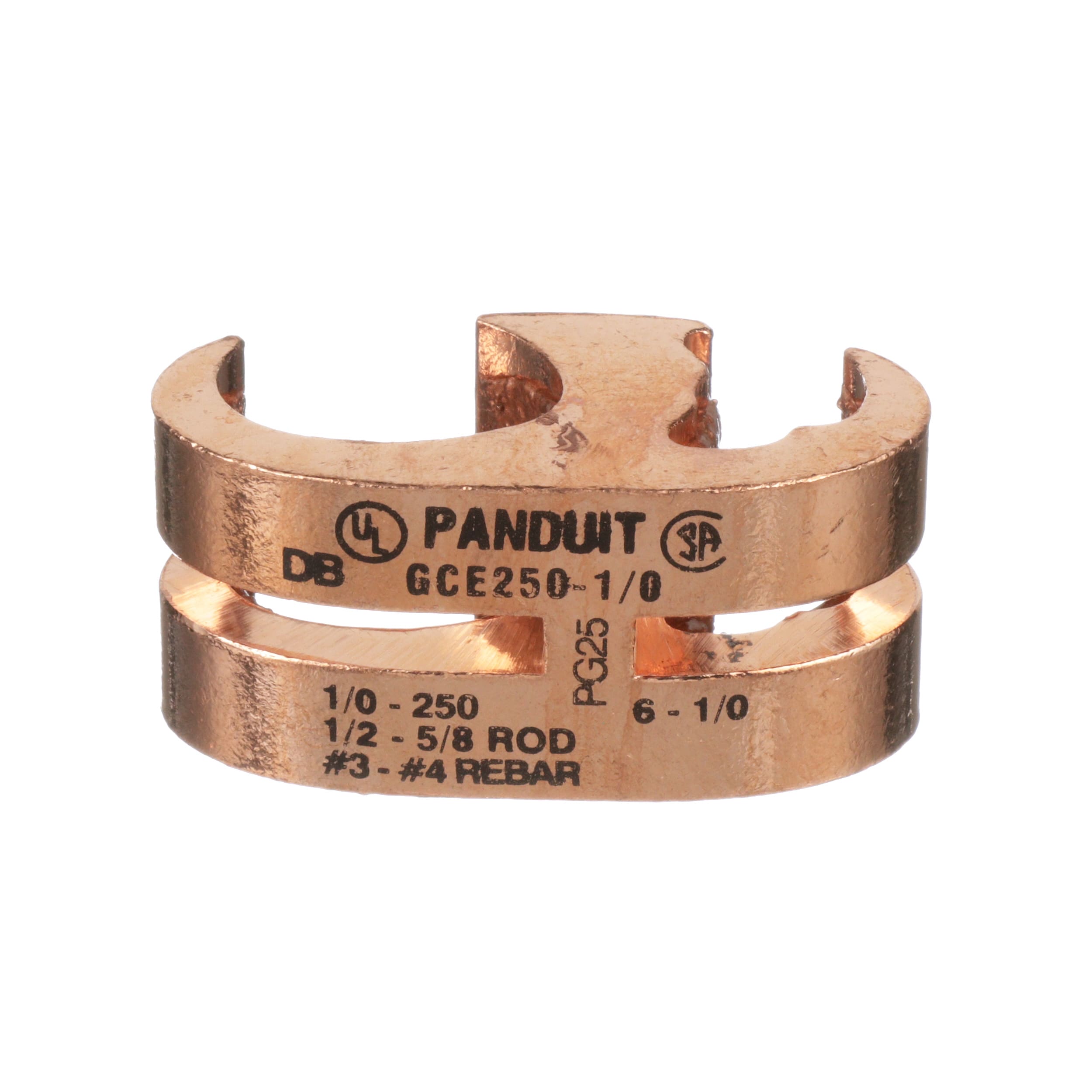 PANDUIT PANGCE250-250 THE GCE250-250 E STYLE GROUNDING CONNECT