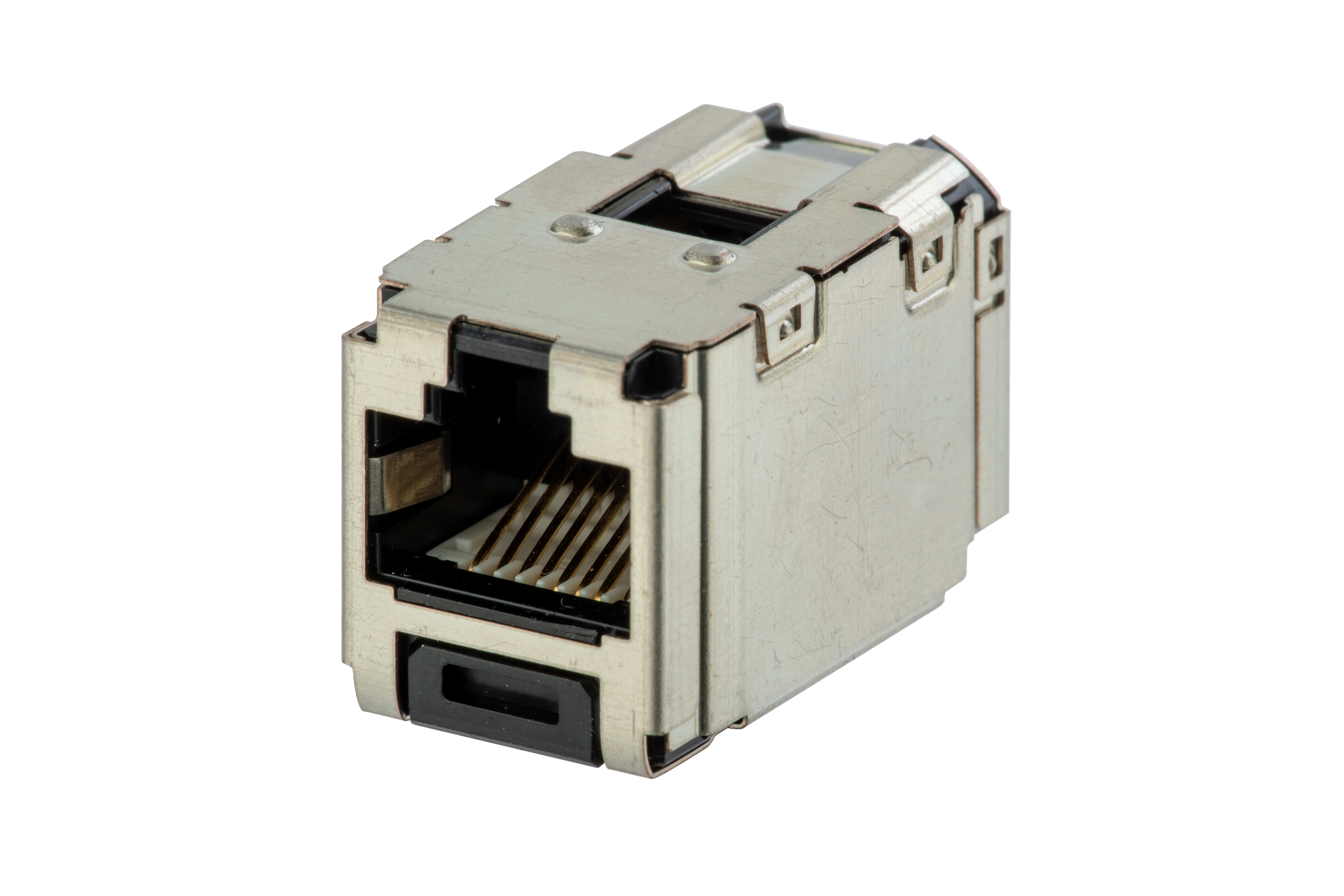 PANDUIT PANCCS6X88BL THE PAN-NET CAT 6A STP RJ45 JACK MODULE