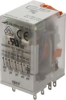 Metz - MEZ110017101407 R274, 4 Wechsler, 24 V AC