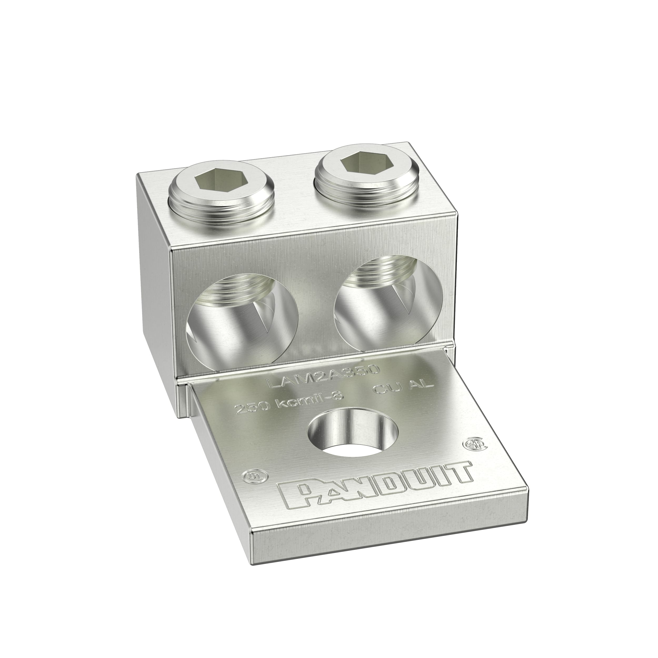 PANDUIT PANLAM2A350-12-6Y CAPOCORDA BICILINDRICO IN ALLUMINIO, FOR