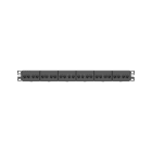 PANDUIT - PANCP24688BL COUPLER PATCH PANEL, 24 PORTS, FLAT, 1 R