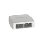PANDUIT PANCBXQ4IW-A THE MINI-COM SURFACE MOUNT BOX IS PLENUM
