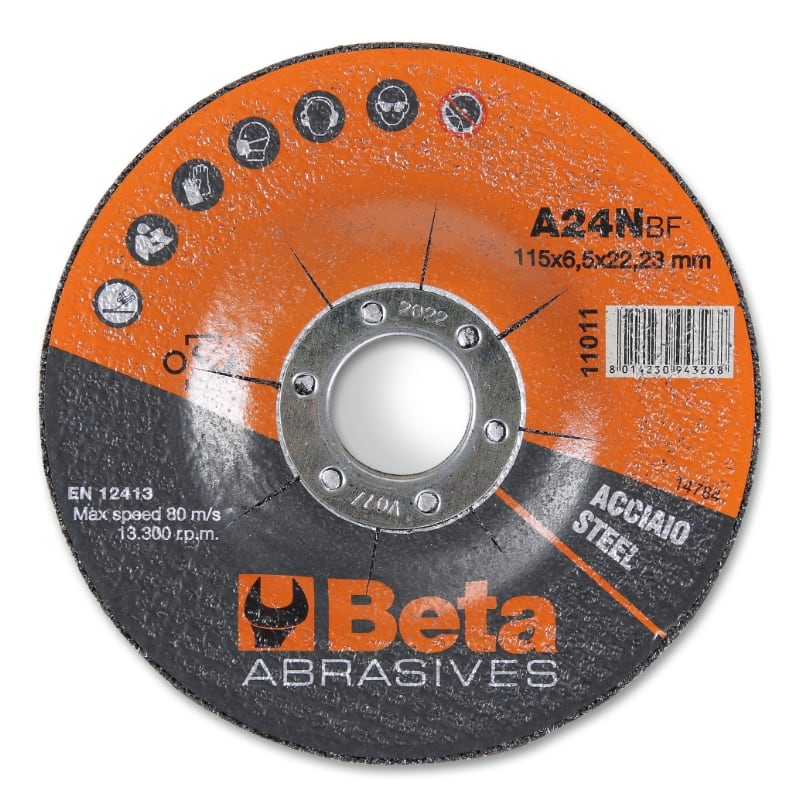 BM SPA BMM110110115 DISCHI SBAVO ACCIAIO 115X6,5 22,23 DS A