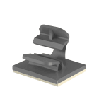 PANDUIT - PANLWC25-A-C14 FERMACAVO CON CHIUSURA E LATO ADESIVO