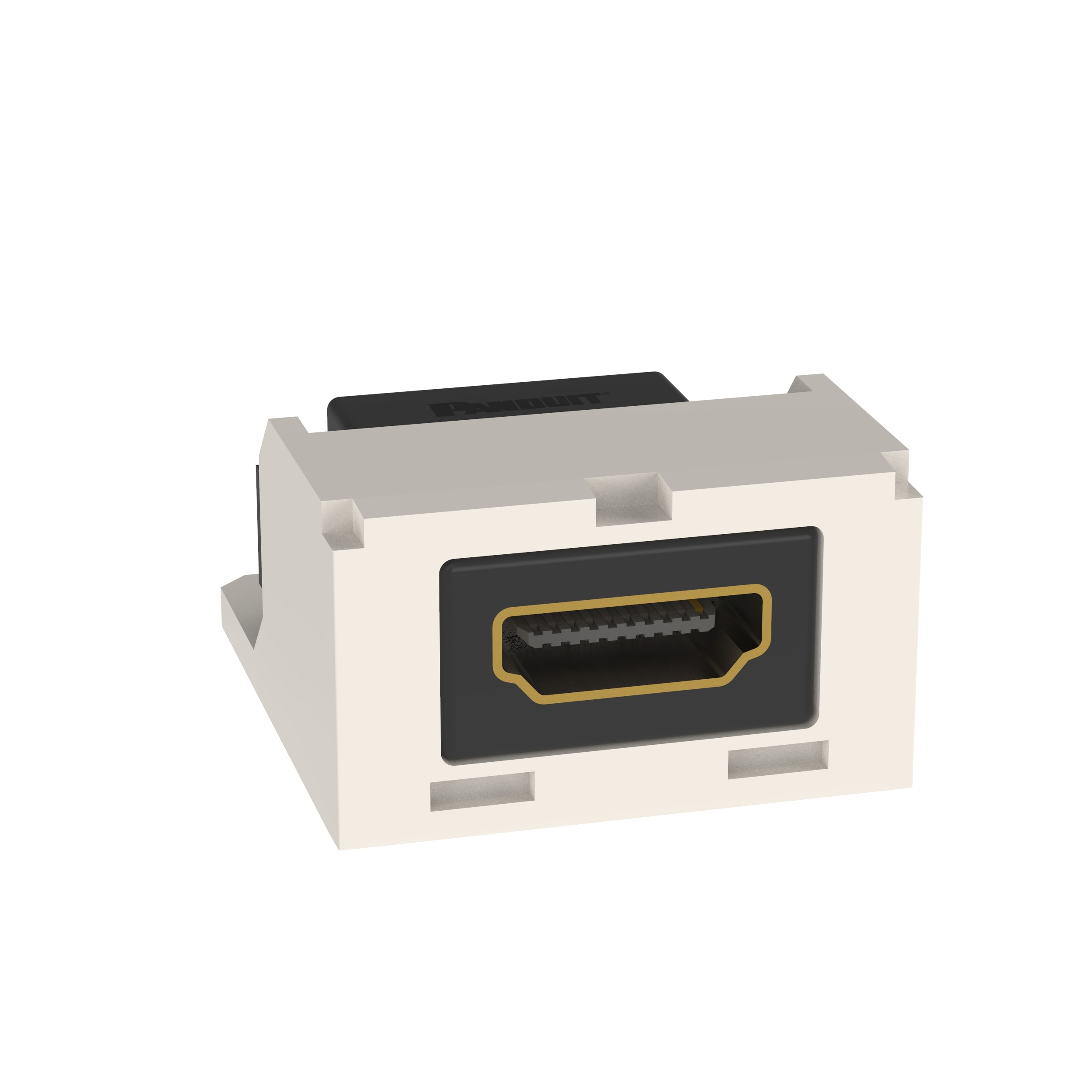 PANDUIT PANCMHDMIIW THIS MINI-COM HDMI COUPLER IS HDMI 2.0.