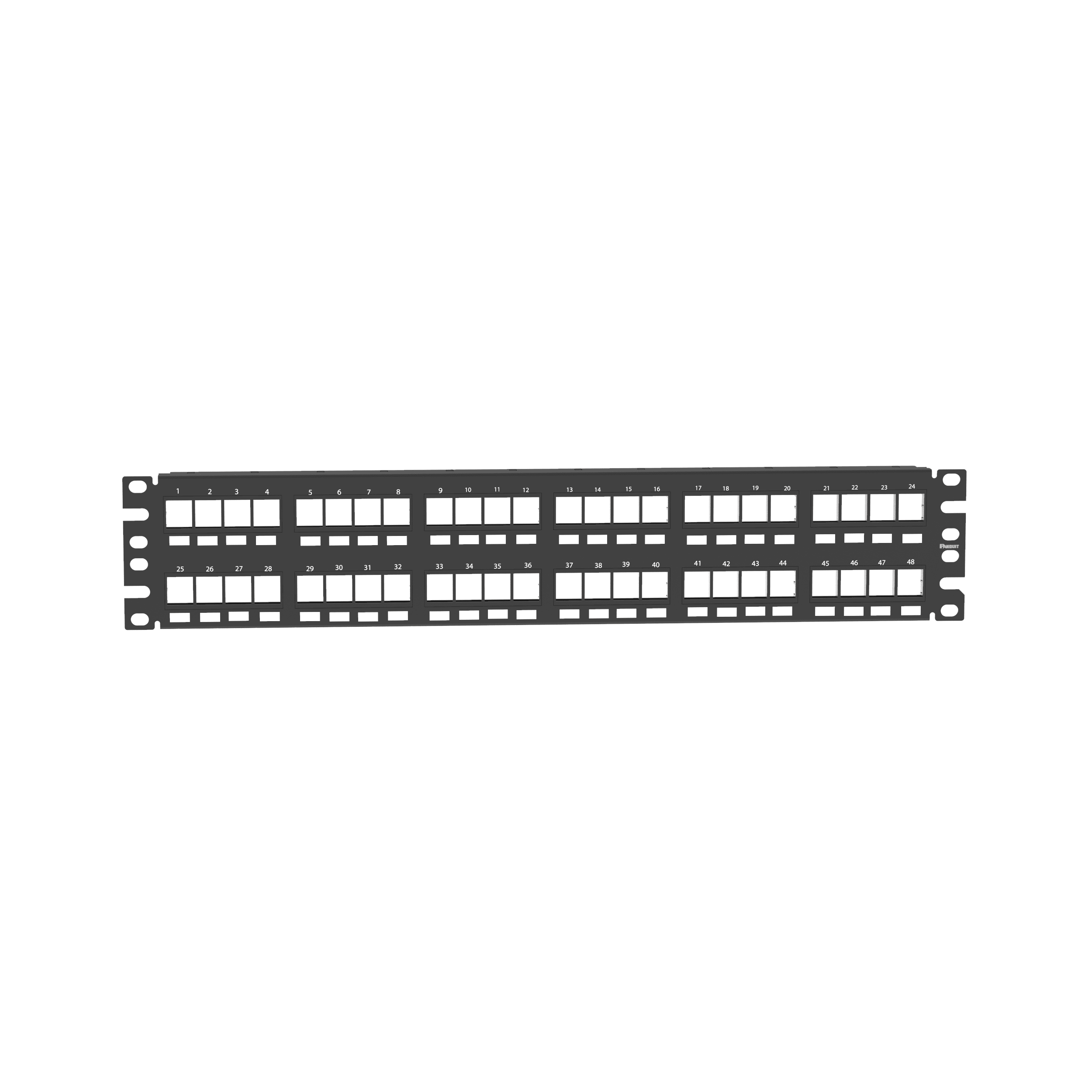 PANDUIT PANNKPP48FMY PANNELLO DI PERMUTAZIONE NETKEY A INCASS