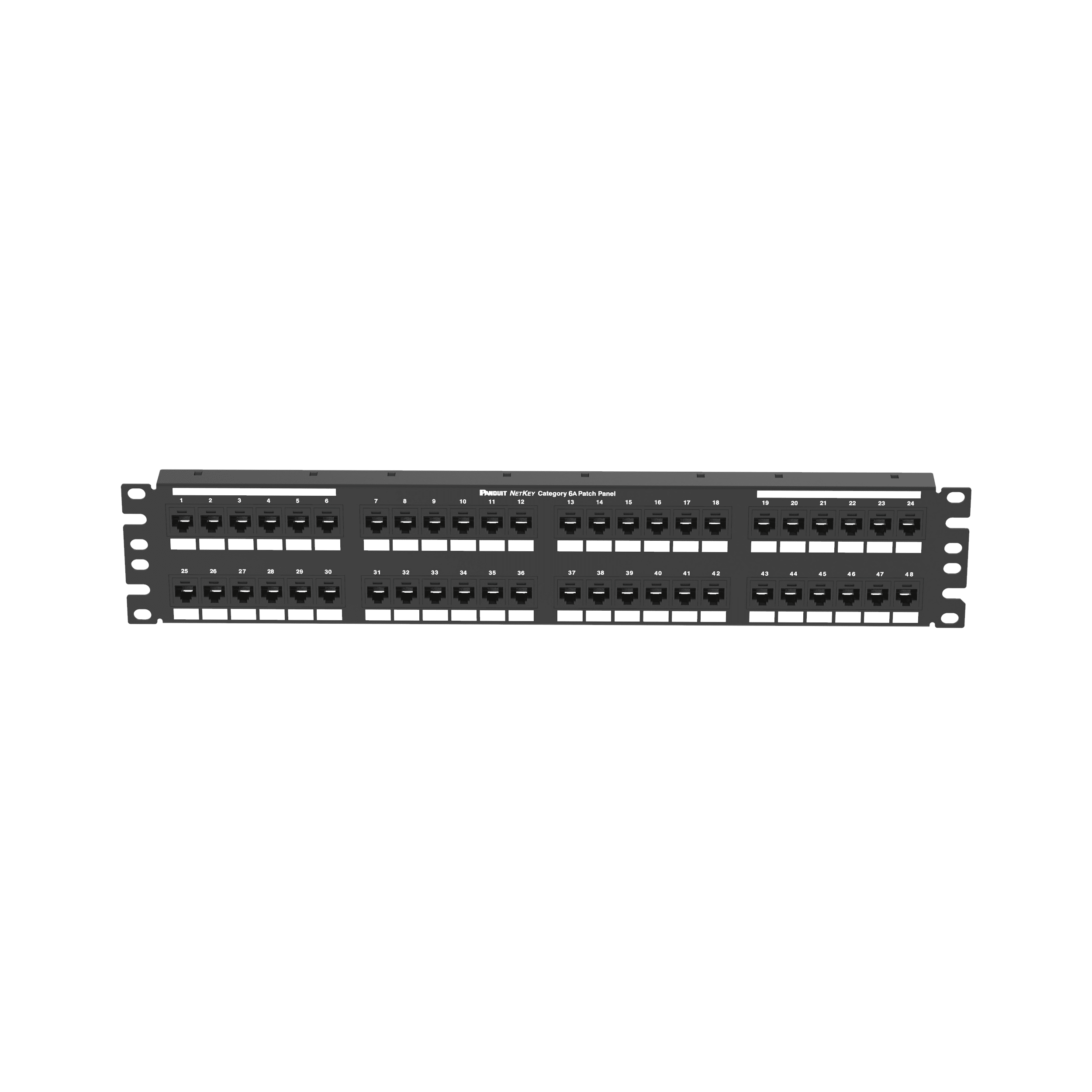 PANDUIT PANNK6XPPG48Y THE NETKEY CAT 6A UTP FLAT PUNCHDOWN PAT