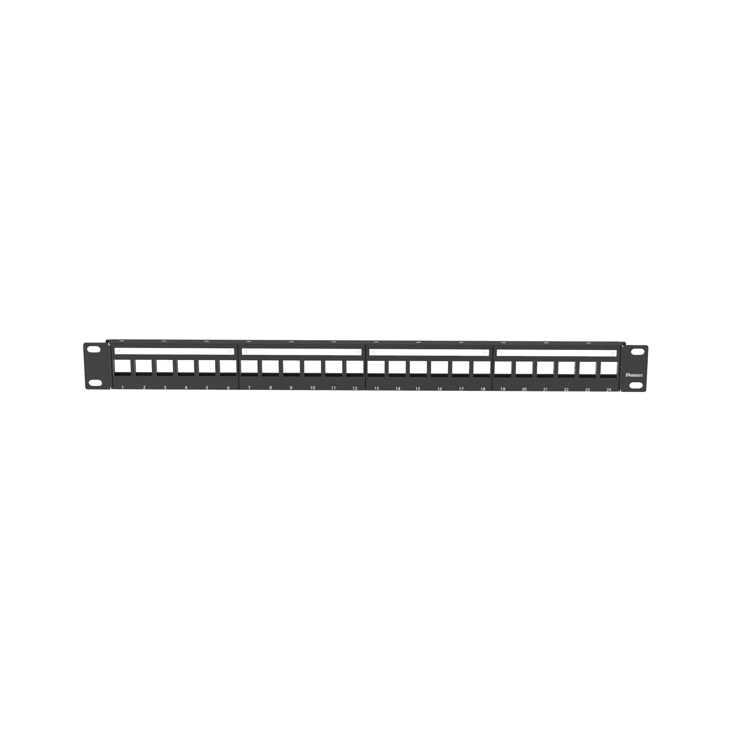 PANDUIT - PANKPS24BL THE KEYSTONE SHIELDED PATCH PANEL ACCEPT
