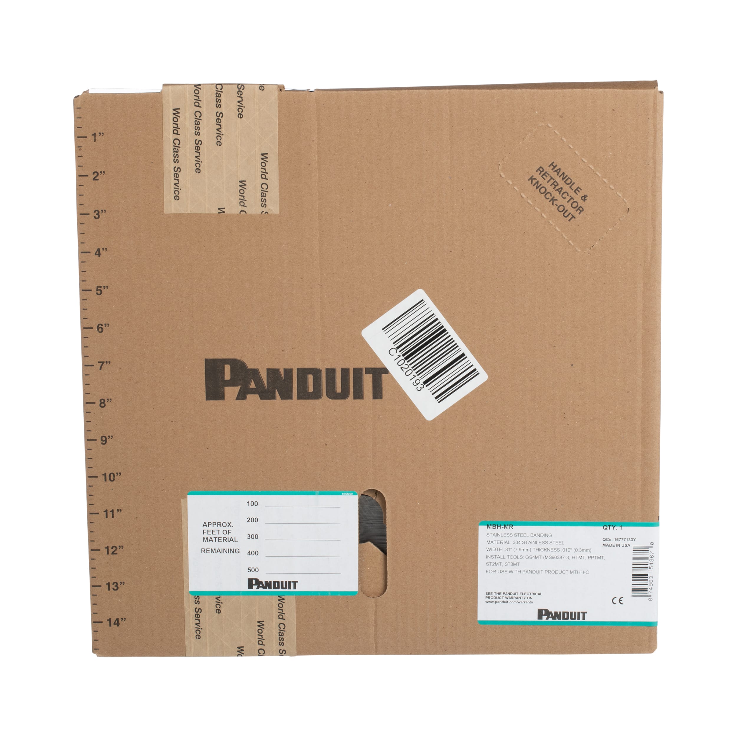PANDUIT PANMBH-MR FASCETTE CONTINUE DI LUNGHEZZA PERSONALI