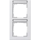 GIRA GGI110222 PLACCA 2-M VERT. CT GIRA E2 BNC PURO S