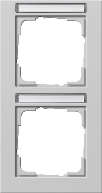 GIRA - GIR110237 MASCH. COPERTURA 2X CT VERTICALE GIRA E2