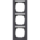 GIRA GGI110323 PLACCA 3-M VERT. CT GIRA E2 ANTRACITE