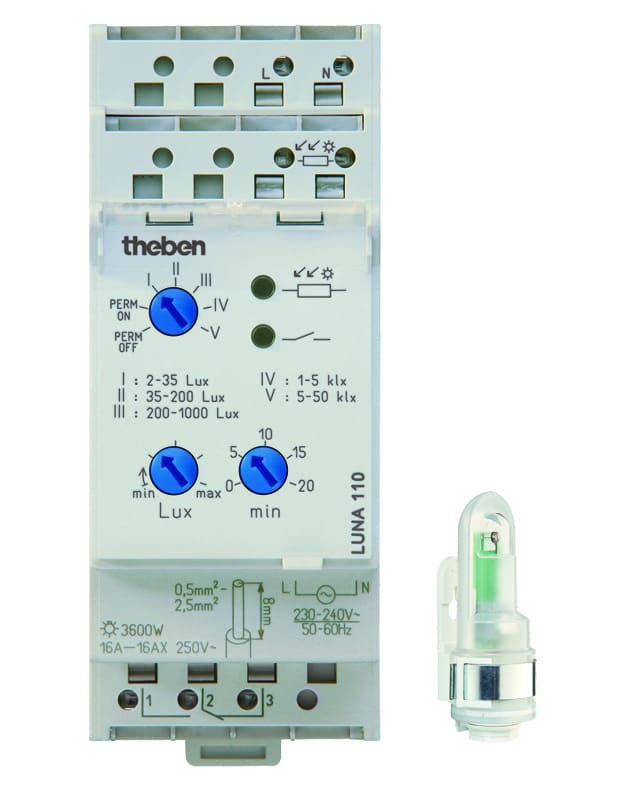 THEBEN SRL - THE1104100 LUNA 110 AL TOP2 12-24V DC/AC - CREPUSCO