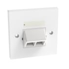 PANDUIT PANNKUKS2AW BEZEL PLACCA 86 X 86 MM CON INSERTO INCL
