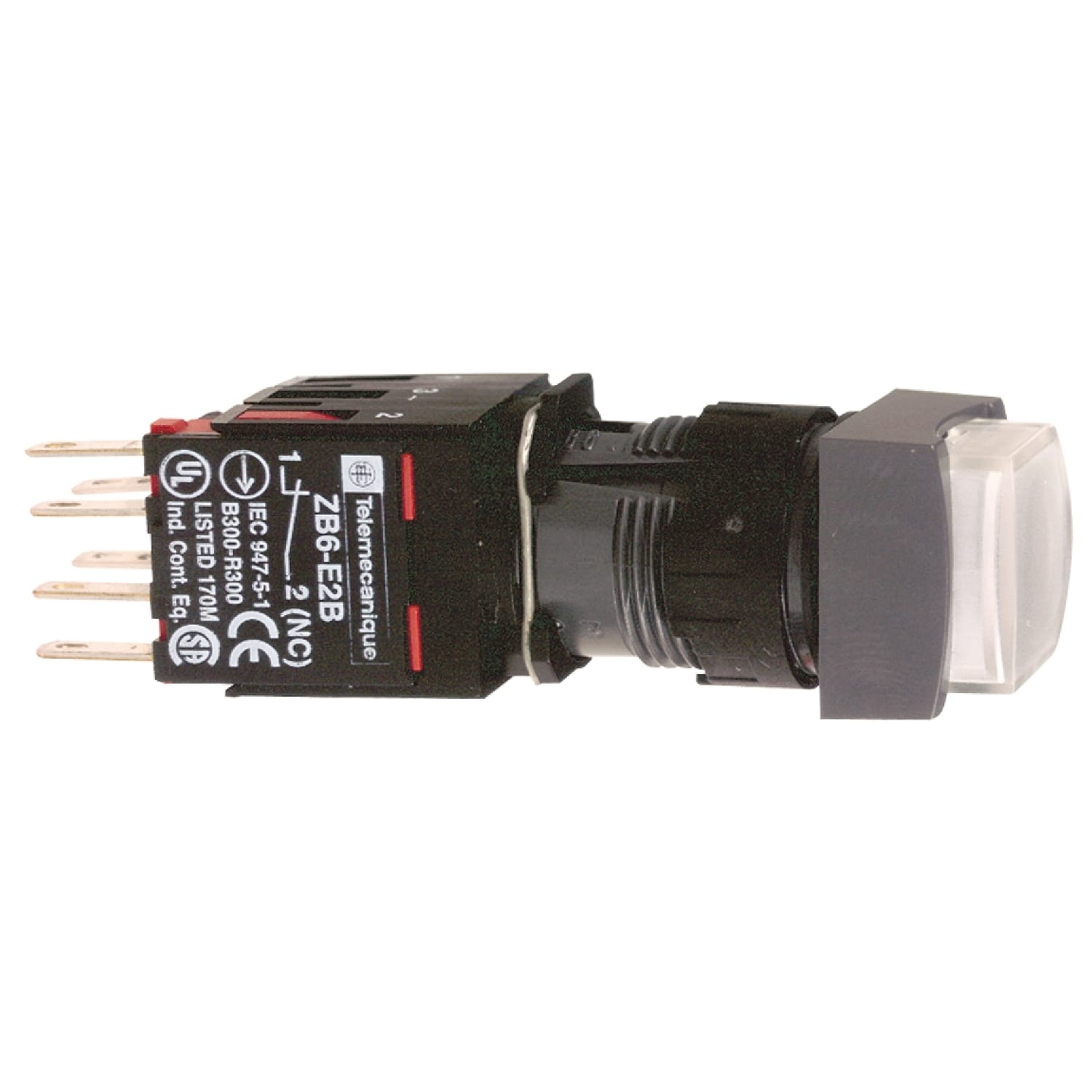 SCHNEIDER ELECTRIC SNRXB6CE1B5B PULSANTE LUMINOSO BIANCO