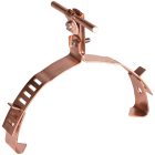 DEHN ITALIA SPA - DEH202027 Staffa portafilo per tetti DEHNQUICK Cu per Td 6-10mm regolabile 120-240mm