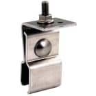 DEHN ITALIA SPA - DEH123041 Supporto per tetti metallici con scanala tura verticale (RIB-ROOF) 18/22mm INOX